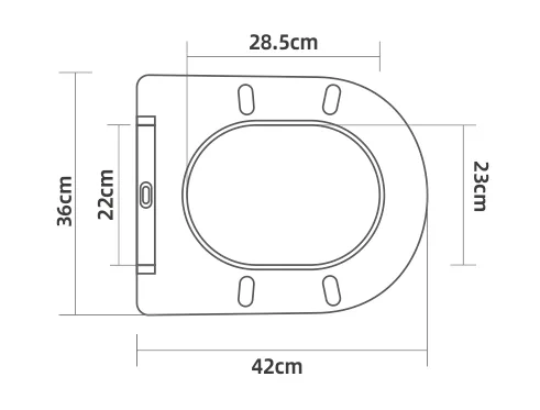 Сидіння duroplast slow-closing
