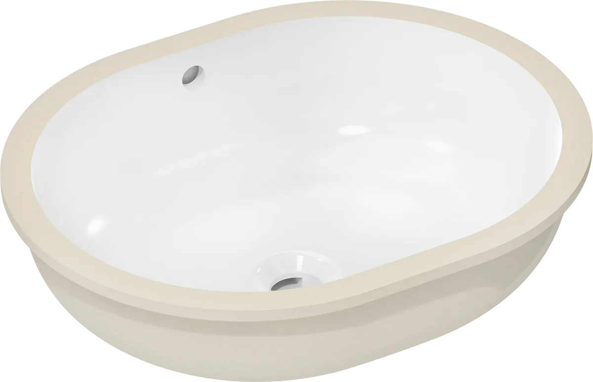 Xuniva U умивальник що вбудовується без отв з переливом, 45×35 см, Hansgrohe