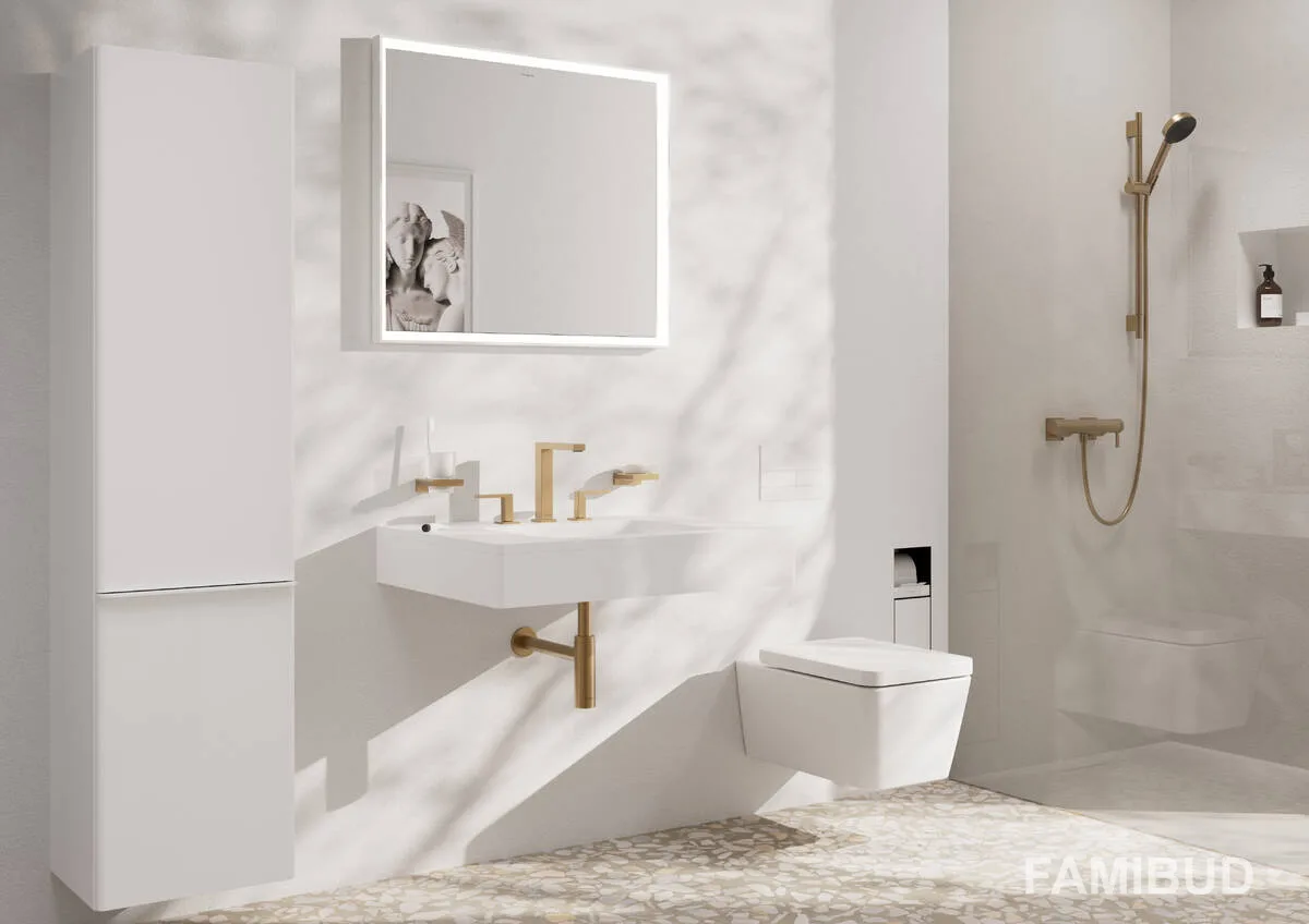 Xuniva Q умивальник що вбудовується без отв з переливом, 45×35 см, Hansgrohe