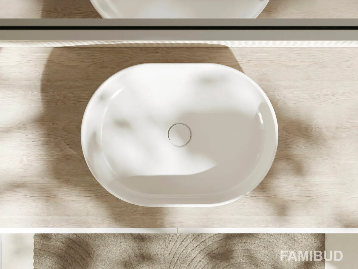 Xuniva U умивальник без отв без переливу, 55×40 см, Hansgrohe
