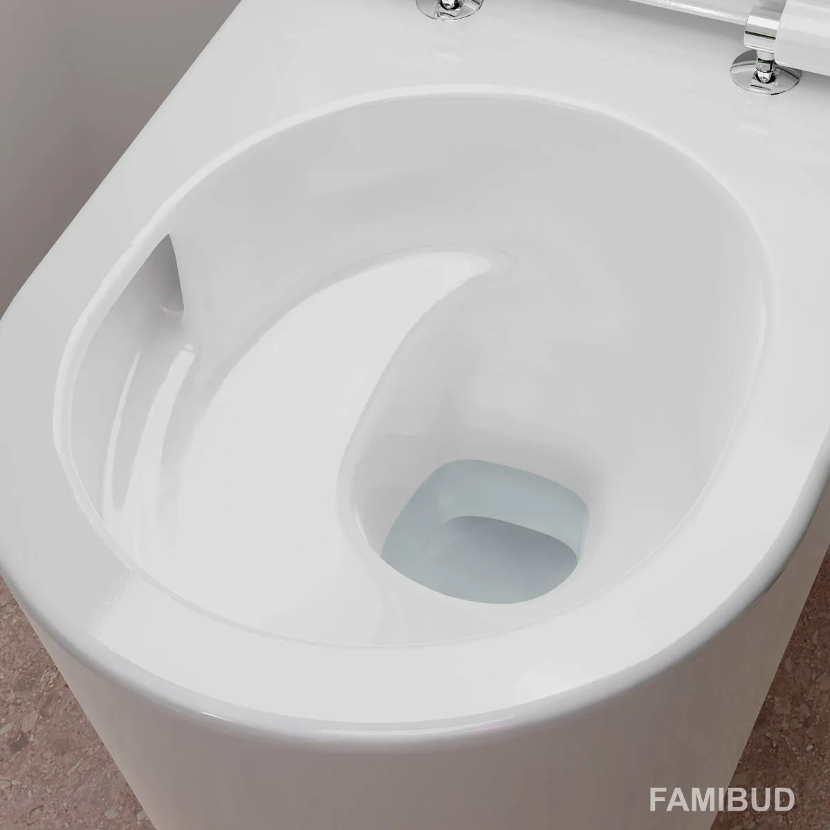ELU Pura S унітаз підвісний AquaHelix Flush HygieneEffect в комплекте з сиденням Slim з функцією SoftClose and QuickRelease, 54×36,6 см, Hansgrohe
