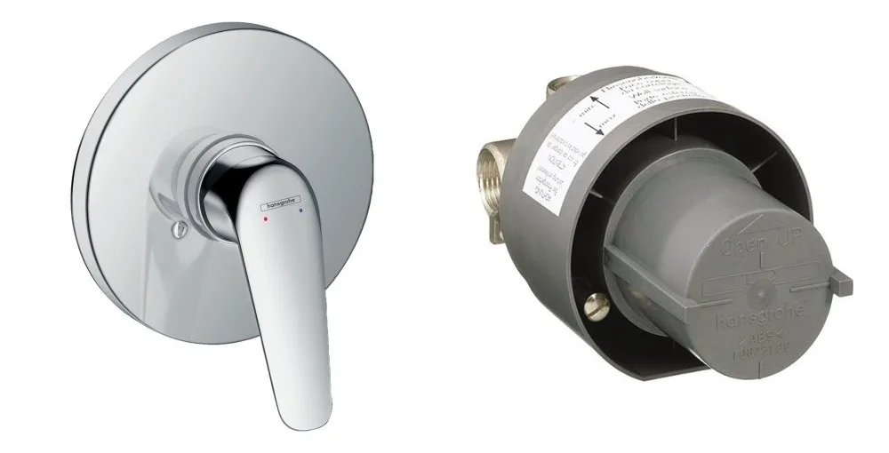 Novus змішувач для душу ПМ+ прихована частина змішувача, Hansgrohe