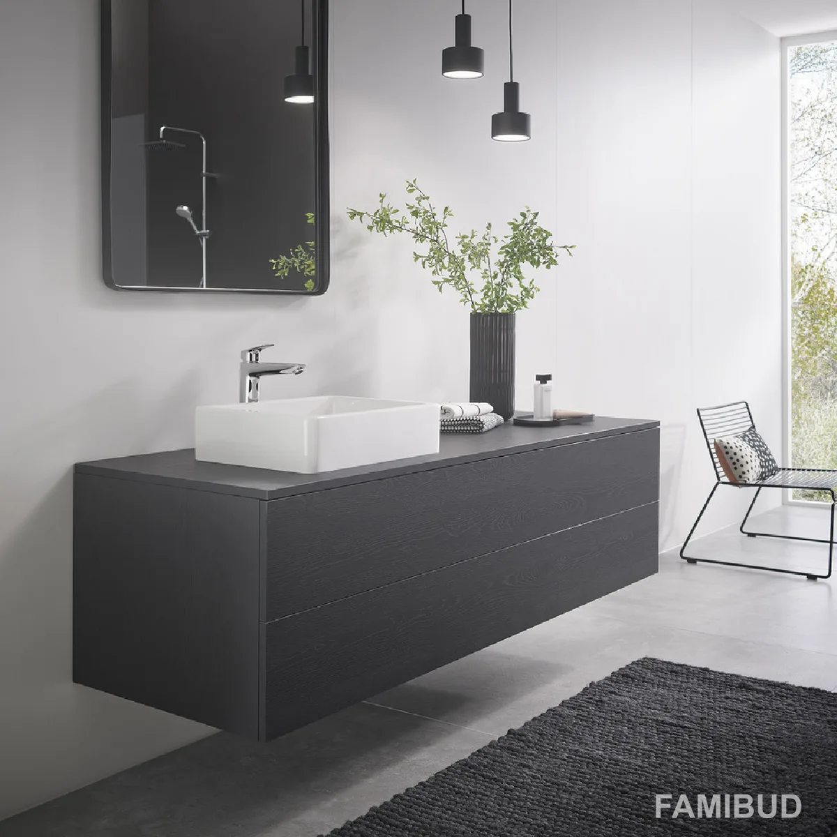 Logis 190 Змішувач для умивальника одноважільний, Hansgrohe