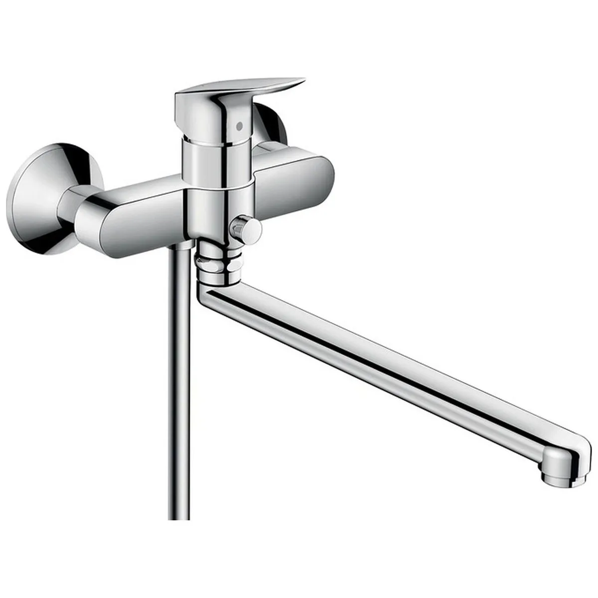 Logis Змішувач для ванни з довгим, Хром, Hansgrohe