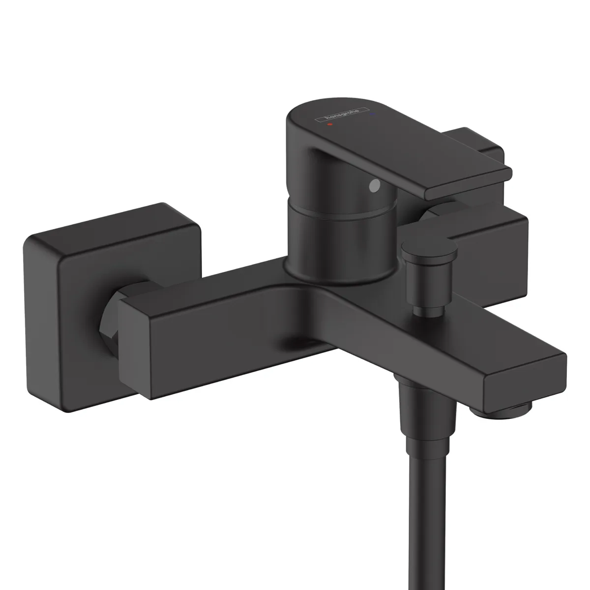 Vernis Shape змішувач для ванни, Чорний матовий, Hansgrohe