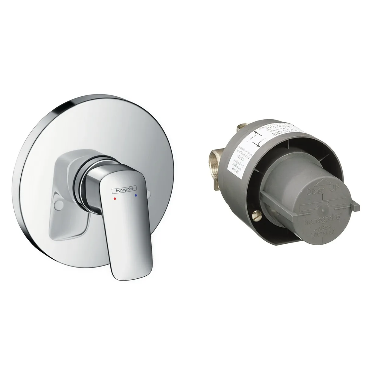 Logis Змішувач для душу одноважільний ПМ, Хром, Hansgrohe
