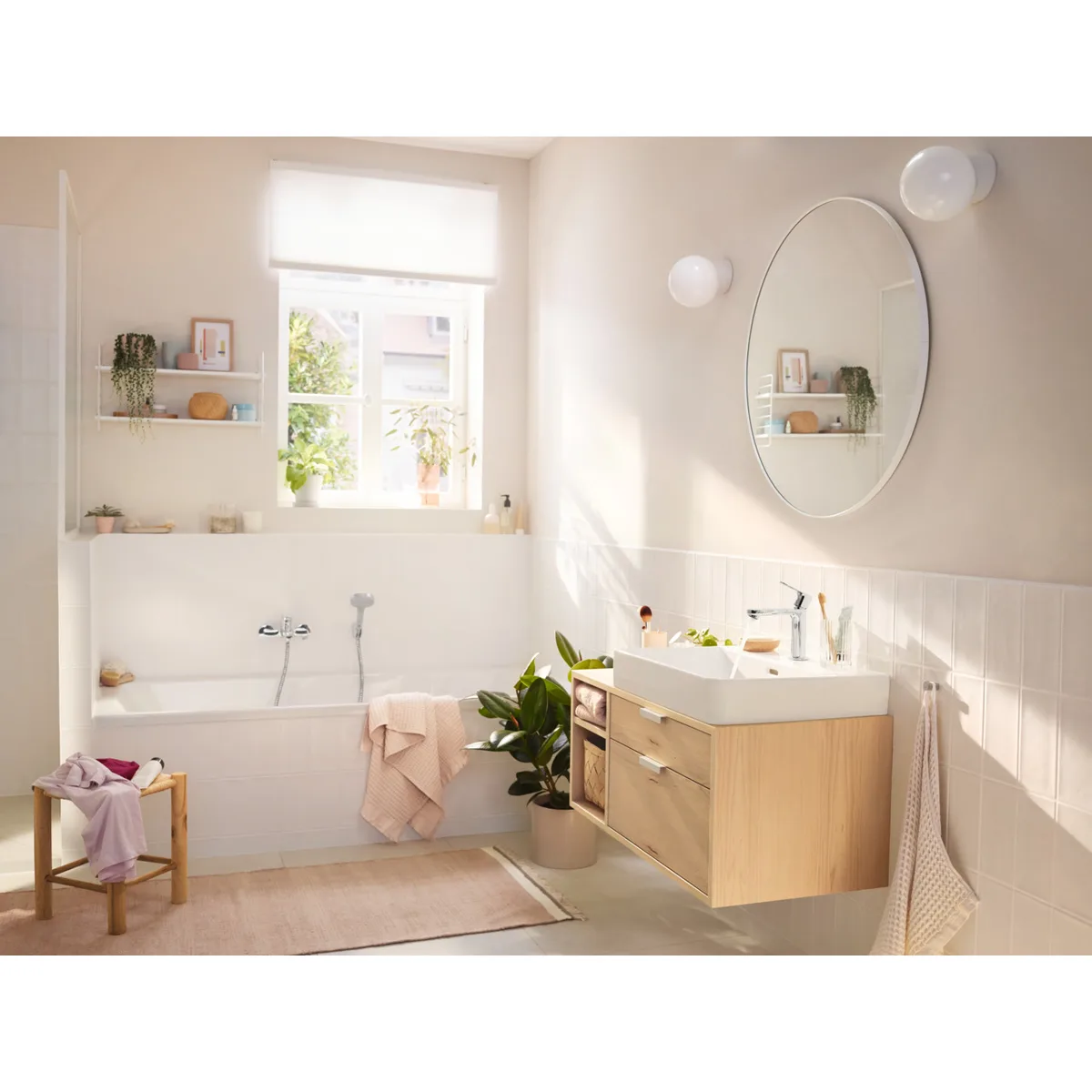 Rebris S змішувач для ванни, Хром, Hansgrohe