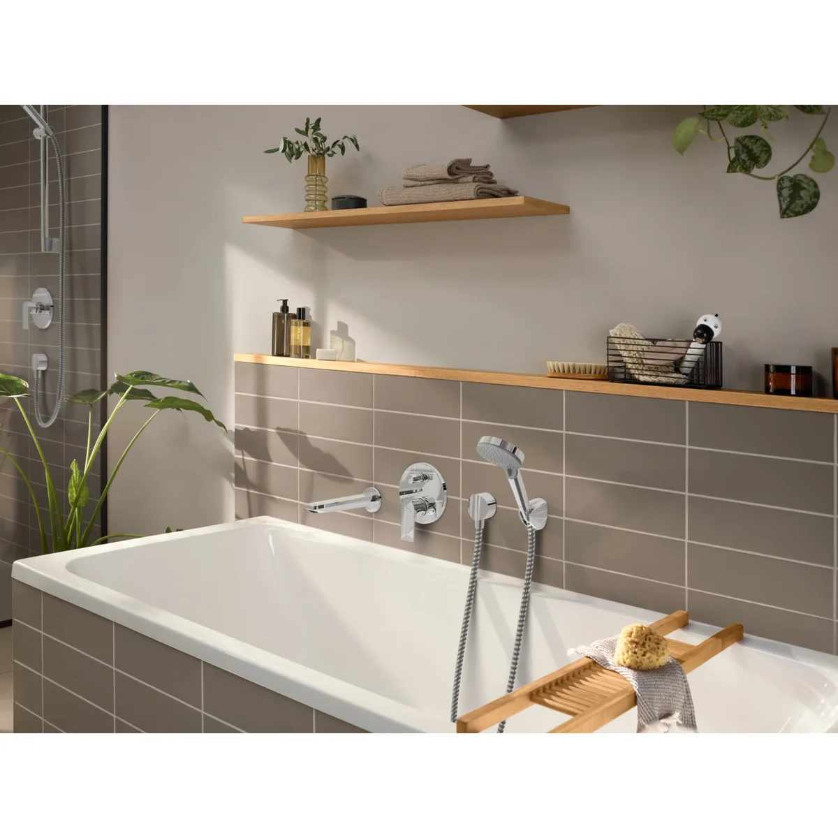 Rebris E змішувач для ванни ПМ, Хром, Hansgrohe
