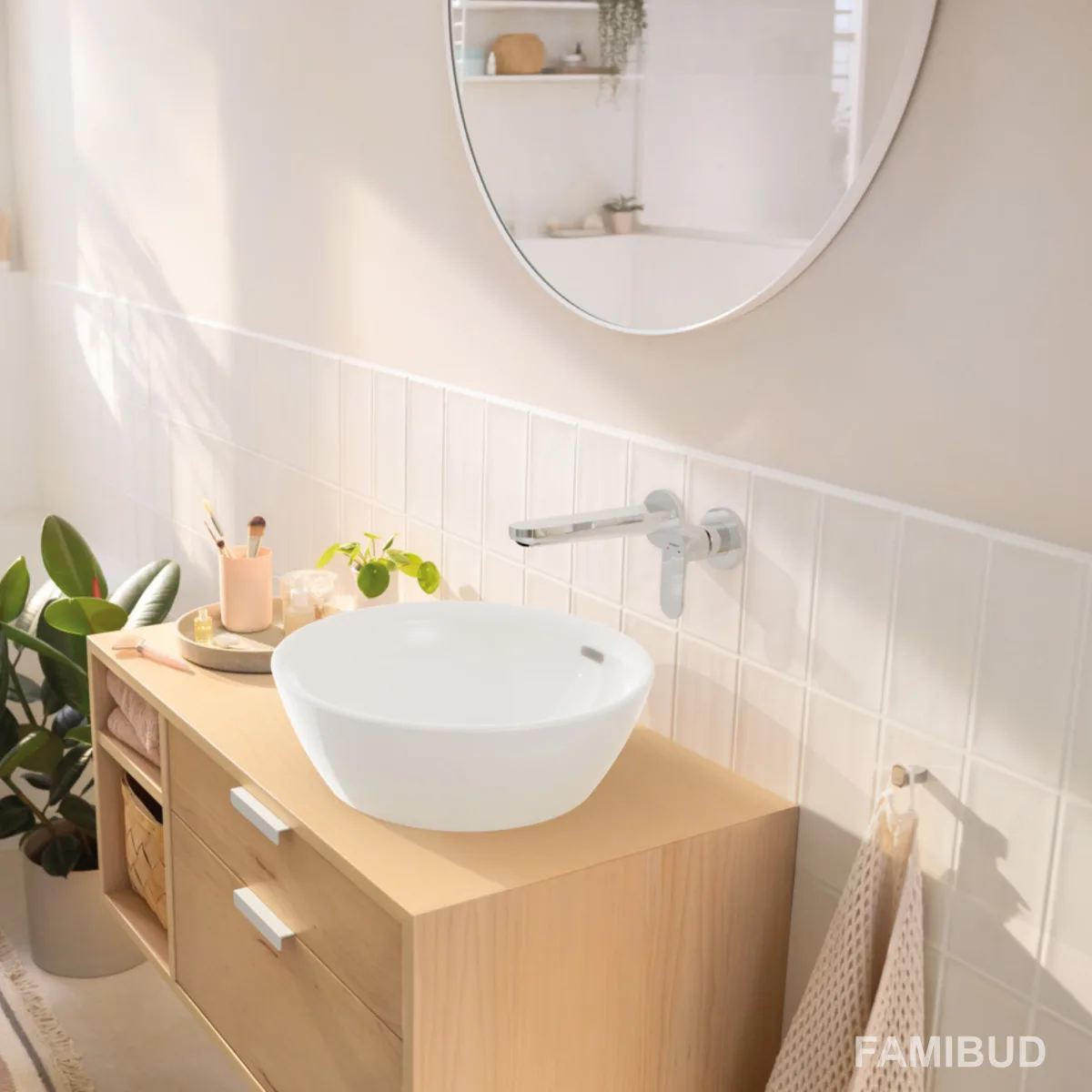 Rebris S змішувач для умивальника на 2 отвори, Хром, Hansgrohe