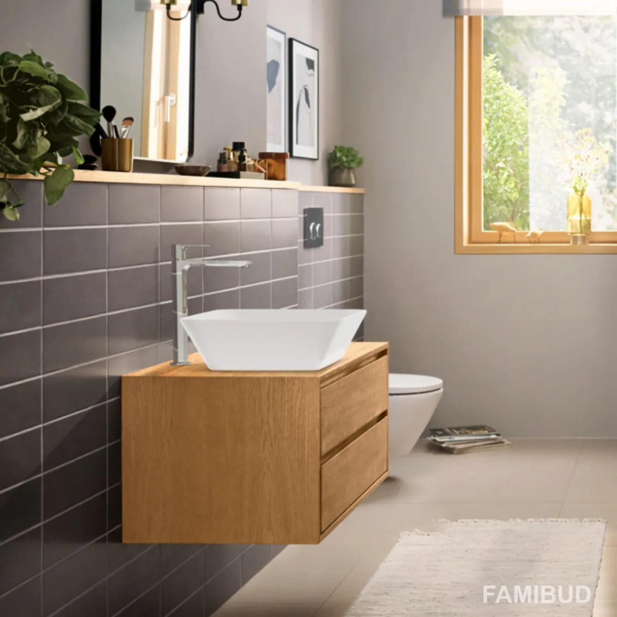 Rebris E змішувач для умивальника 240 CoolStart EcoSmart, Хром, Hansgrohe