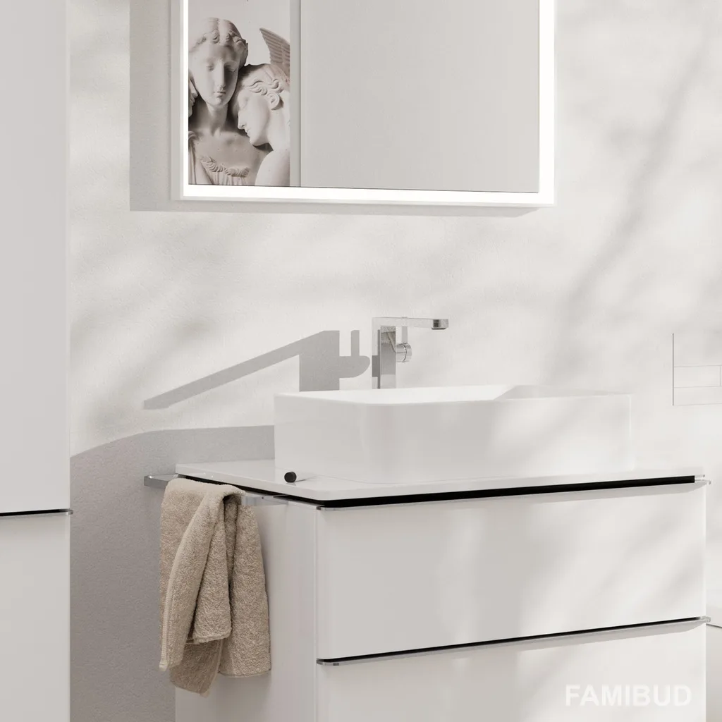 Tecturis E змішувач для умивальника 240 одноважільний CoolStart push-open, Хром, Hansgrohe