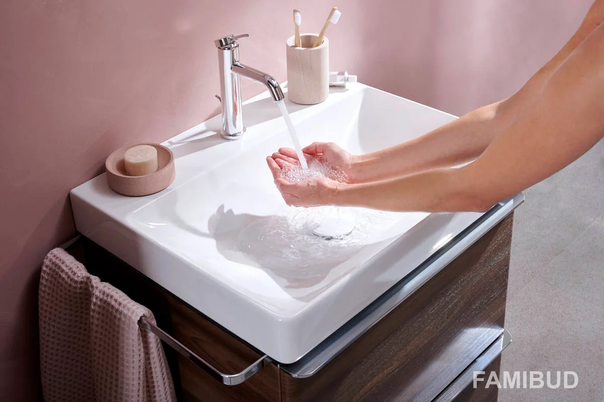 Tecturis S змішувач для умивальника 110 одноважільний CoolStart pop-up, Хром, Hansgrohe