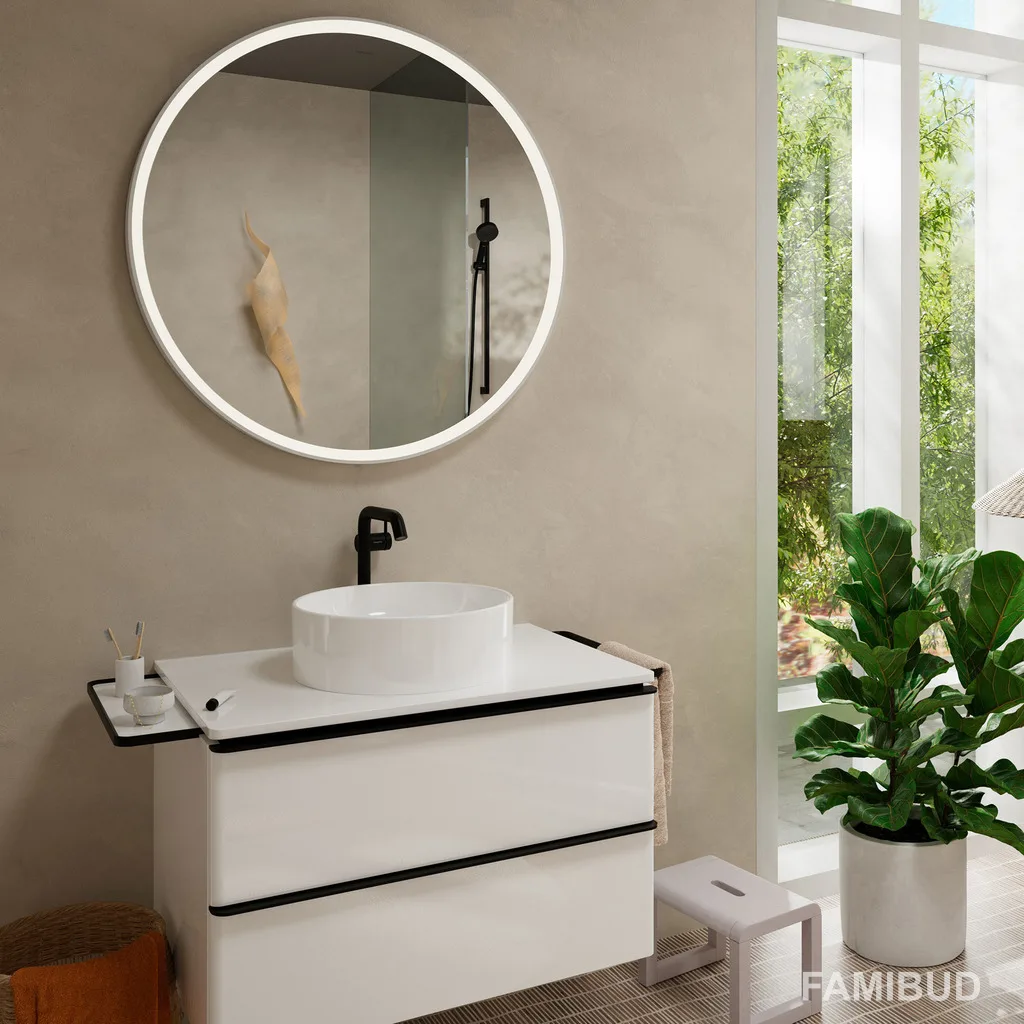 Tecturis S змішувач для умивальника 240 одноважільний CoolStart push-open, Чорний матовий, Hansgrohe