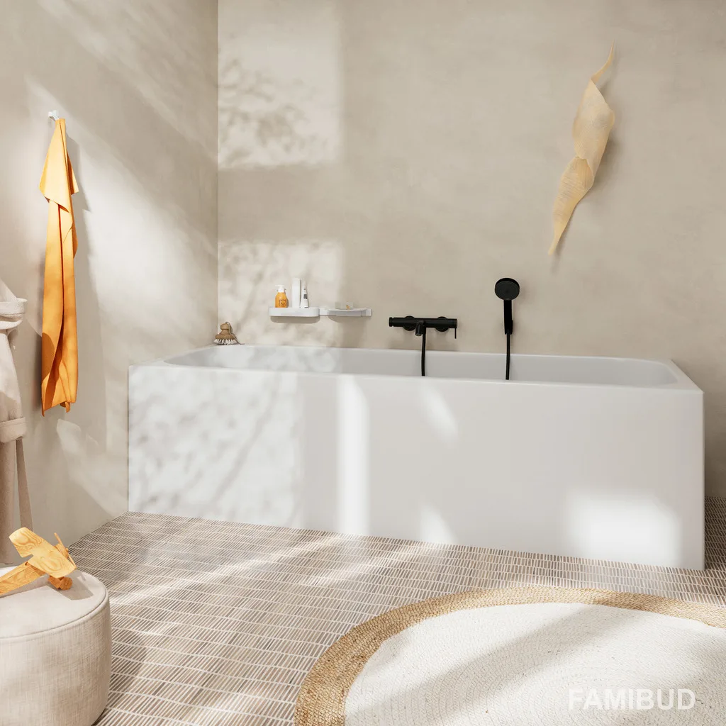 Tecturis S змішувач для ванни одноважільний, Чорний матовий, Hansgrohe