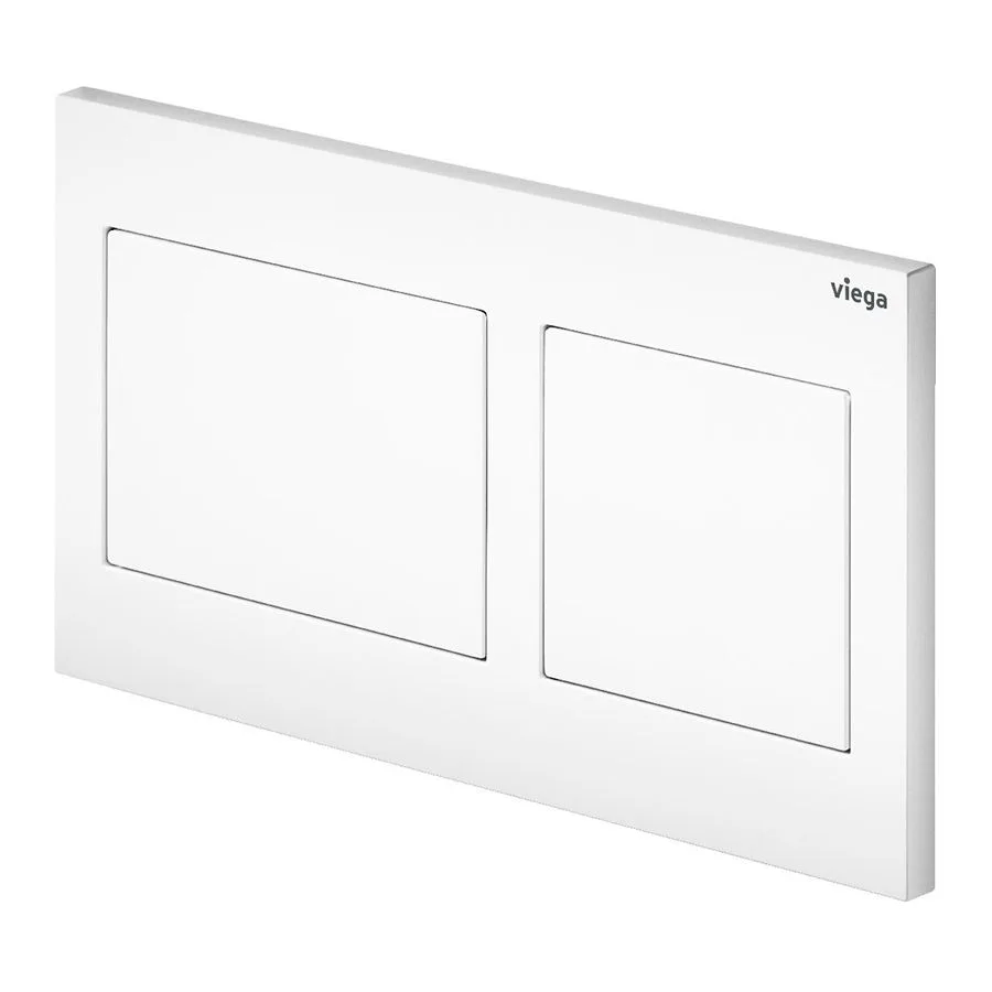 Prevista панель змиву для унітазів Visign for Style 21 альпійський, Білий, Viega