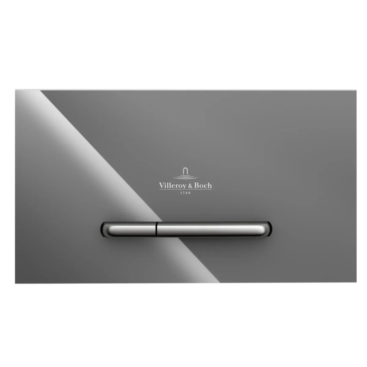 Viconnect клавіша змиву 300 G glass glossy grey, Villeroy & Boch