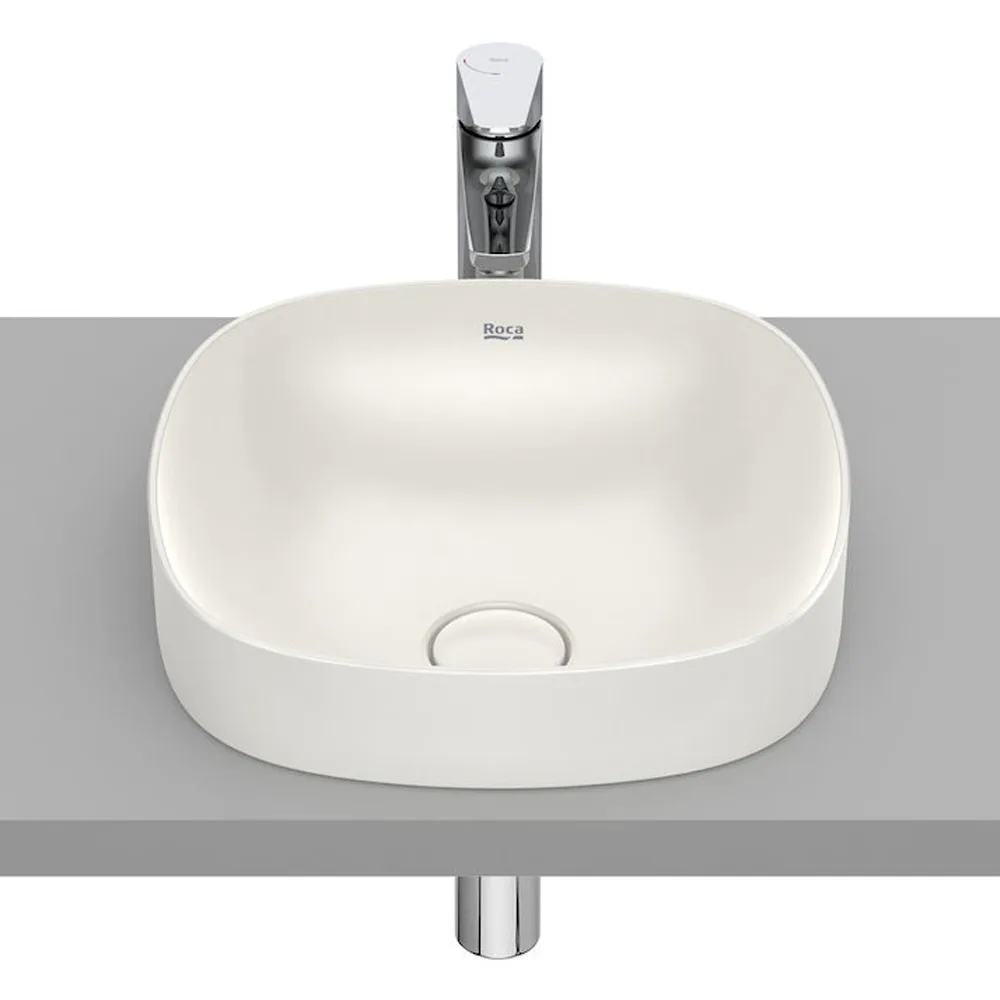 Умивальник Inspira A32750R650, Бежевий, Скруглений квадрат, Roca