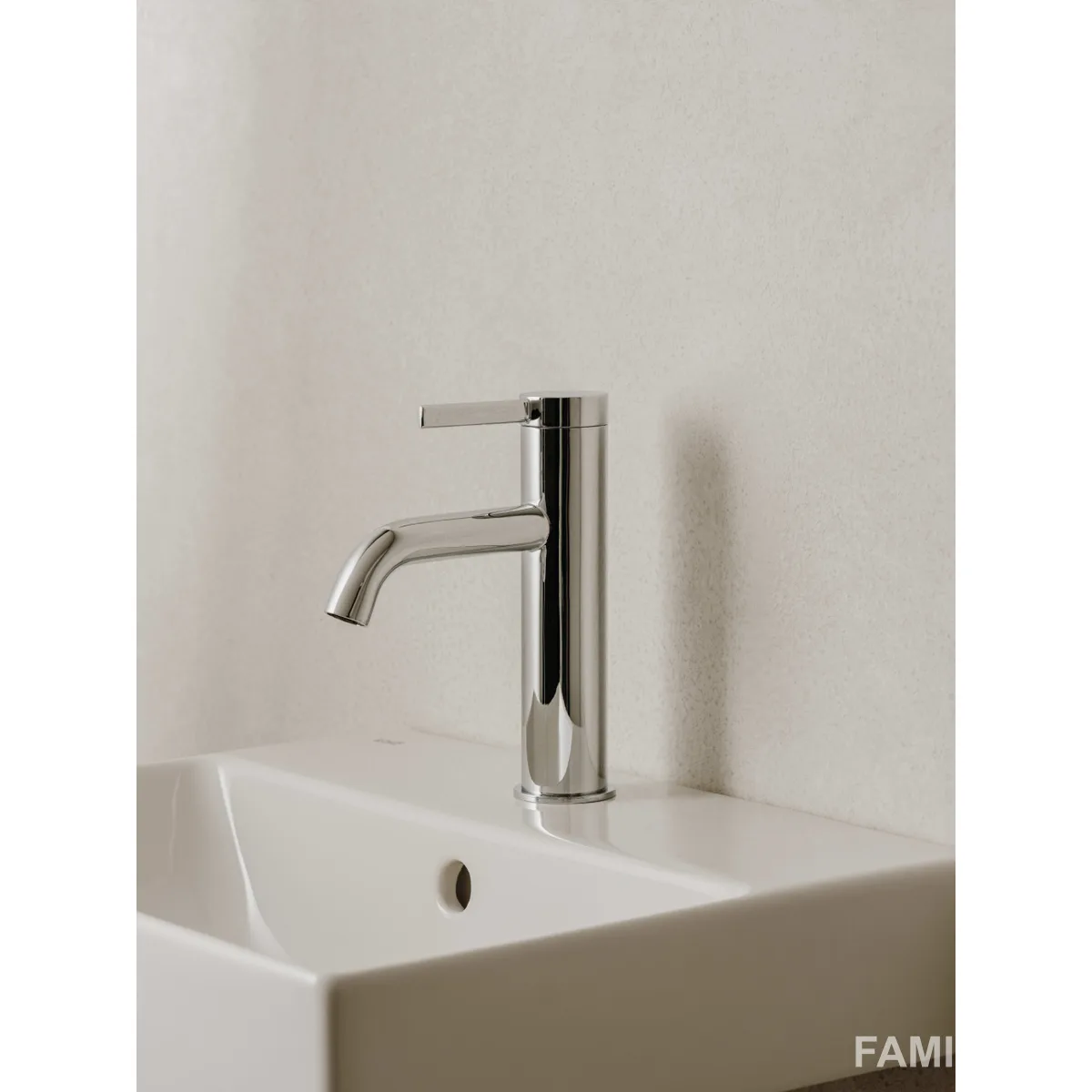 Ona умивальник Compacto Fineceramic, 40×32 см, Білий глянсовий, Roca