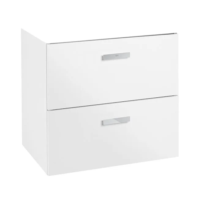 Victoria Basic Modular шафка з двома ящиками, 59 см, Білий, Roca