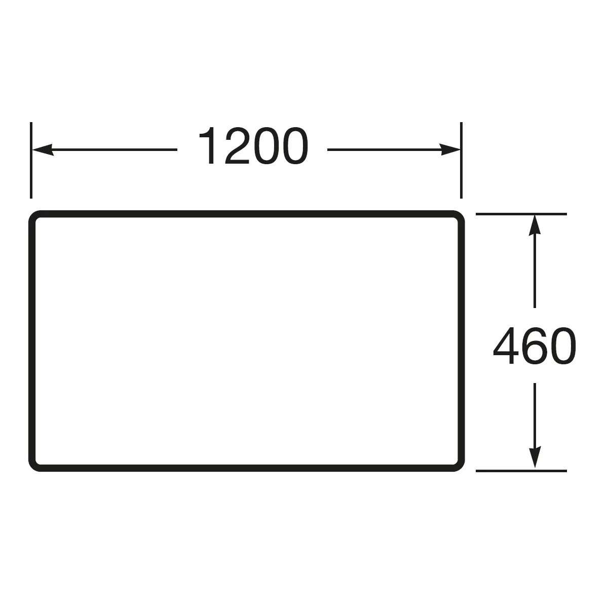 Victoria Basic Modular стільниця, 119 см, Білий глянець, Roca