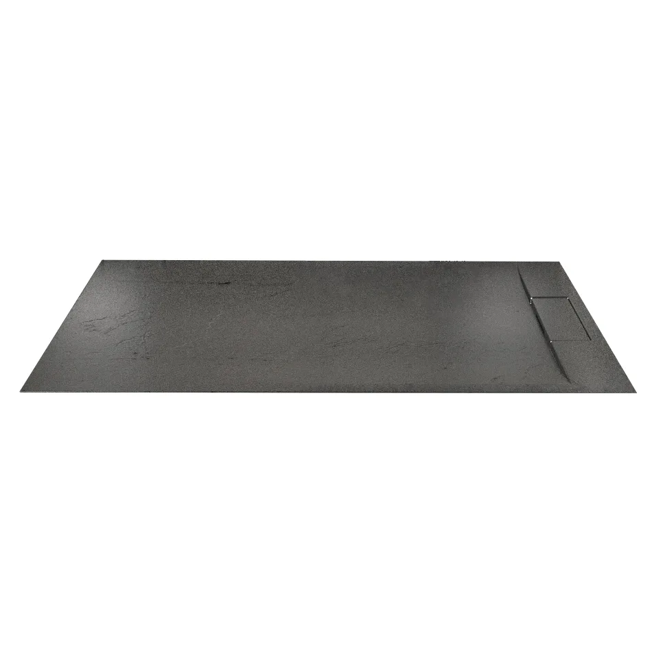 Піддон кам'яний структура Ardesia black, 120×80×3 см