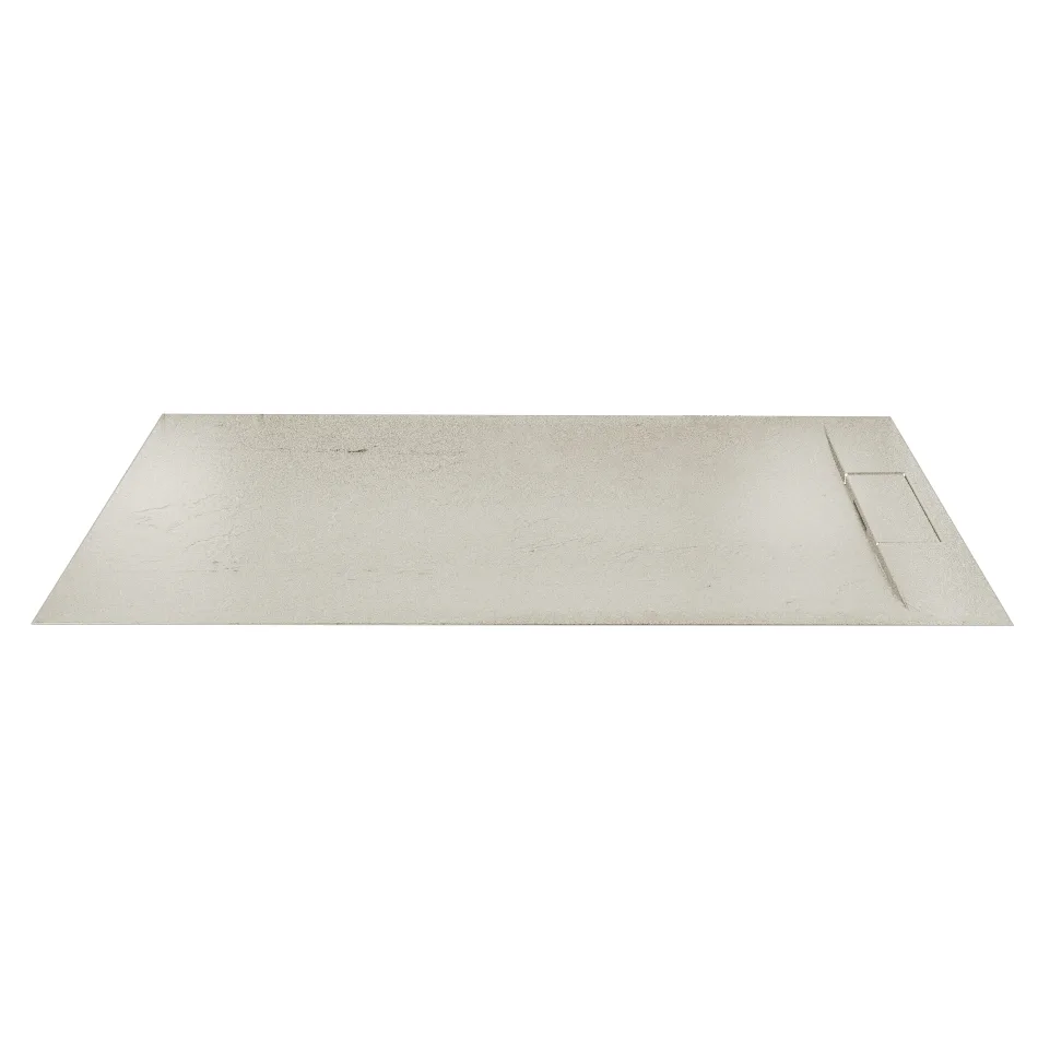Піддон кам'яний структура Ardesia dark beige, 120×80×3 см