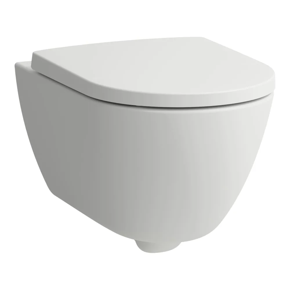 Pro X Rimless/Silent Flush підвісний унітаз в комплекті з сидінням slow closing, Білий, Laufen