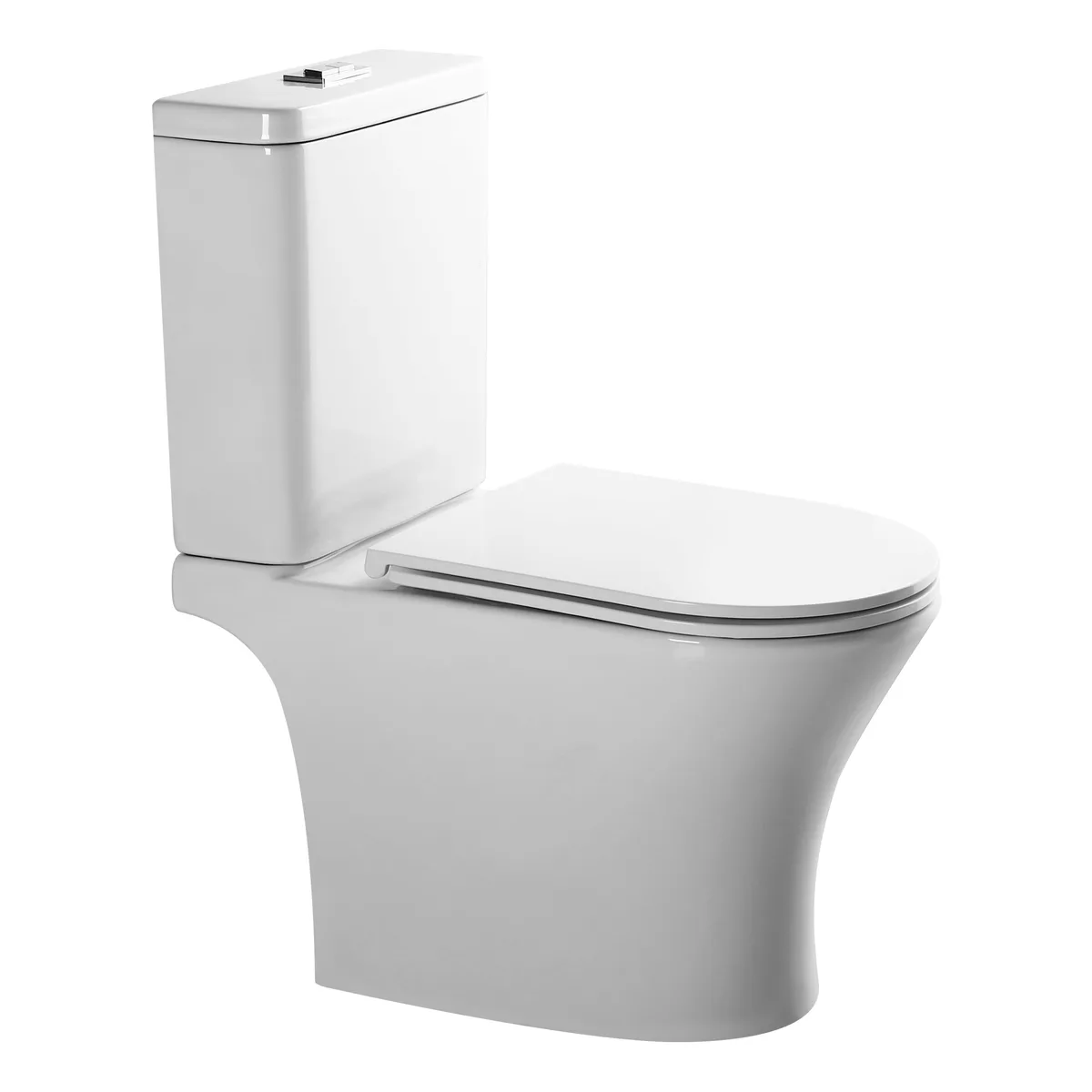 Firm Rimless підлоговий унітаз з бачком не пристінний сидіння duroplast slow-closng, 65×36×83 см, RJ