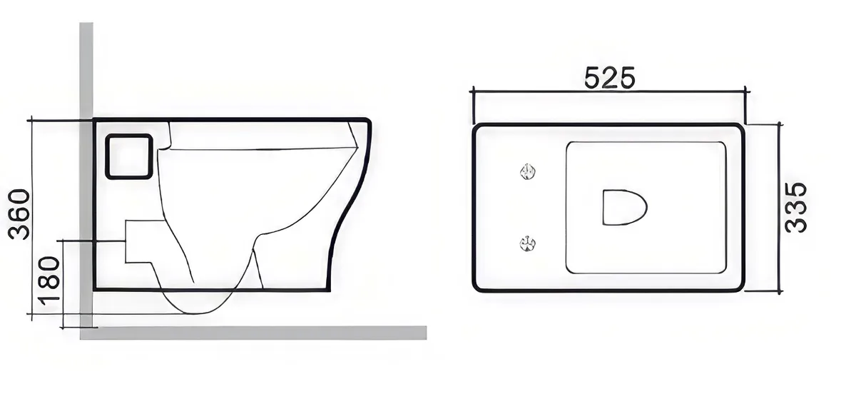 Flex унітаз підвісний сидіння Duroplast Slim slow-closing, 52,5×33,5×36 см, RJ