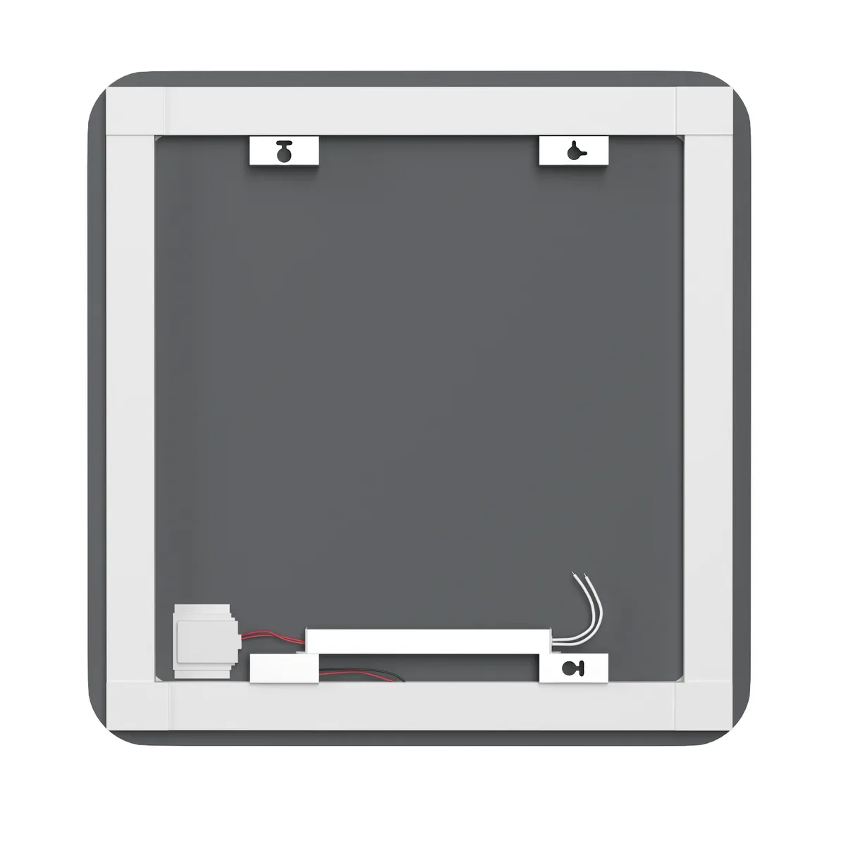 RJ-011 прямокутне із закругленими краями з підсвічуванням, 70×80 см, Дзеркало, RJ