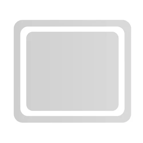 RJ-011 прямокутне із закругленими краями з підсвічуванням, 70×80 см, Дзеркало, RJ