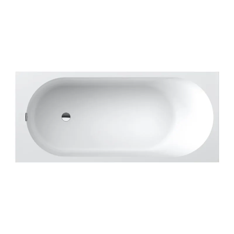Oberon 2.0 Solo ванна кварилова з ніжками та зі зливом-переливом, 180×80 см, Villeroy & Boch
