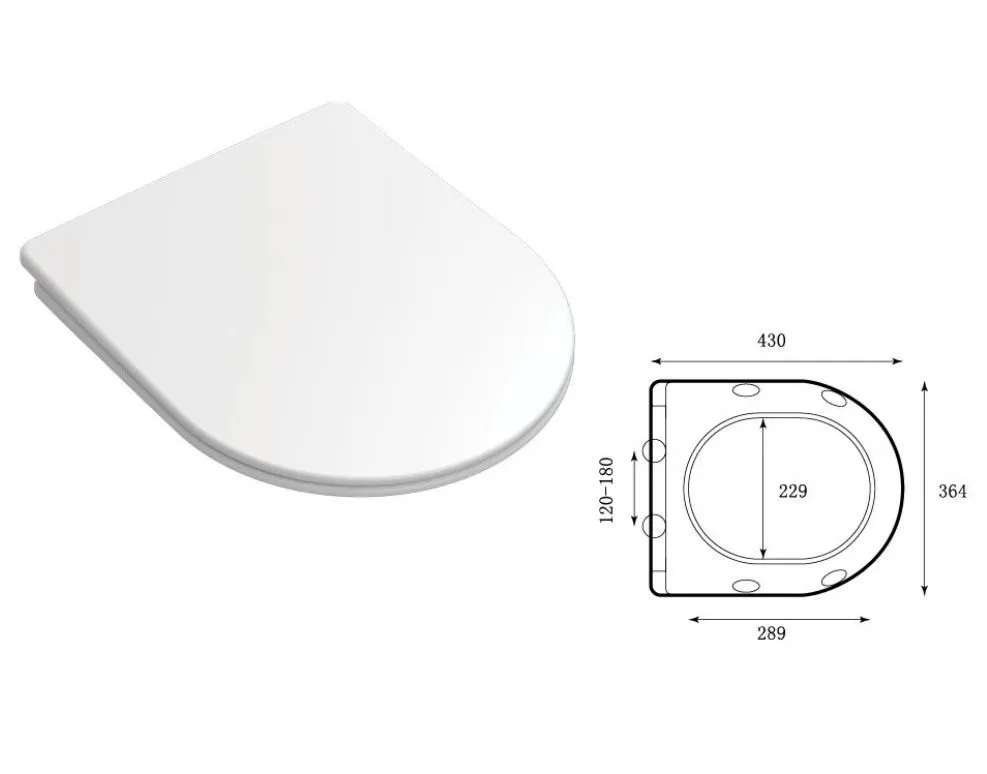 Dobry Rozkos Labe twist сидіння duroplast slim slow-closing, Imprese