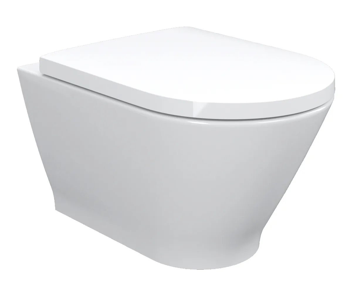 Lednice унітаз підвісний rimless сидіння тонке duroplast slow-closing, 52,5×36×35,5 см, Imprese