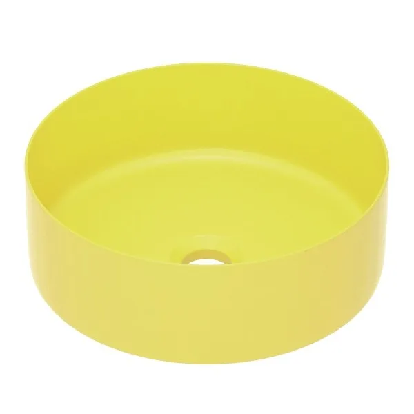 Умивальник накладний matt yellow, 35,8×35,8×13,7 см, Imprese