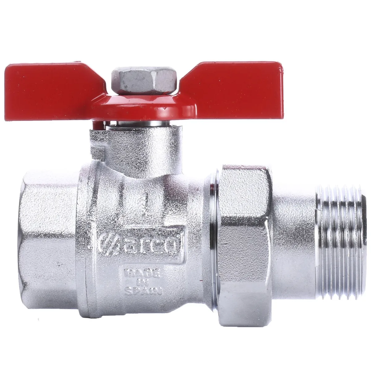 Кран кульовий прямий з американкою 1″ TURIA 0117608, ARCO