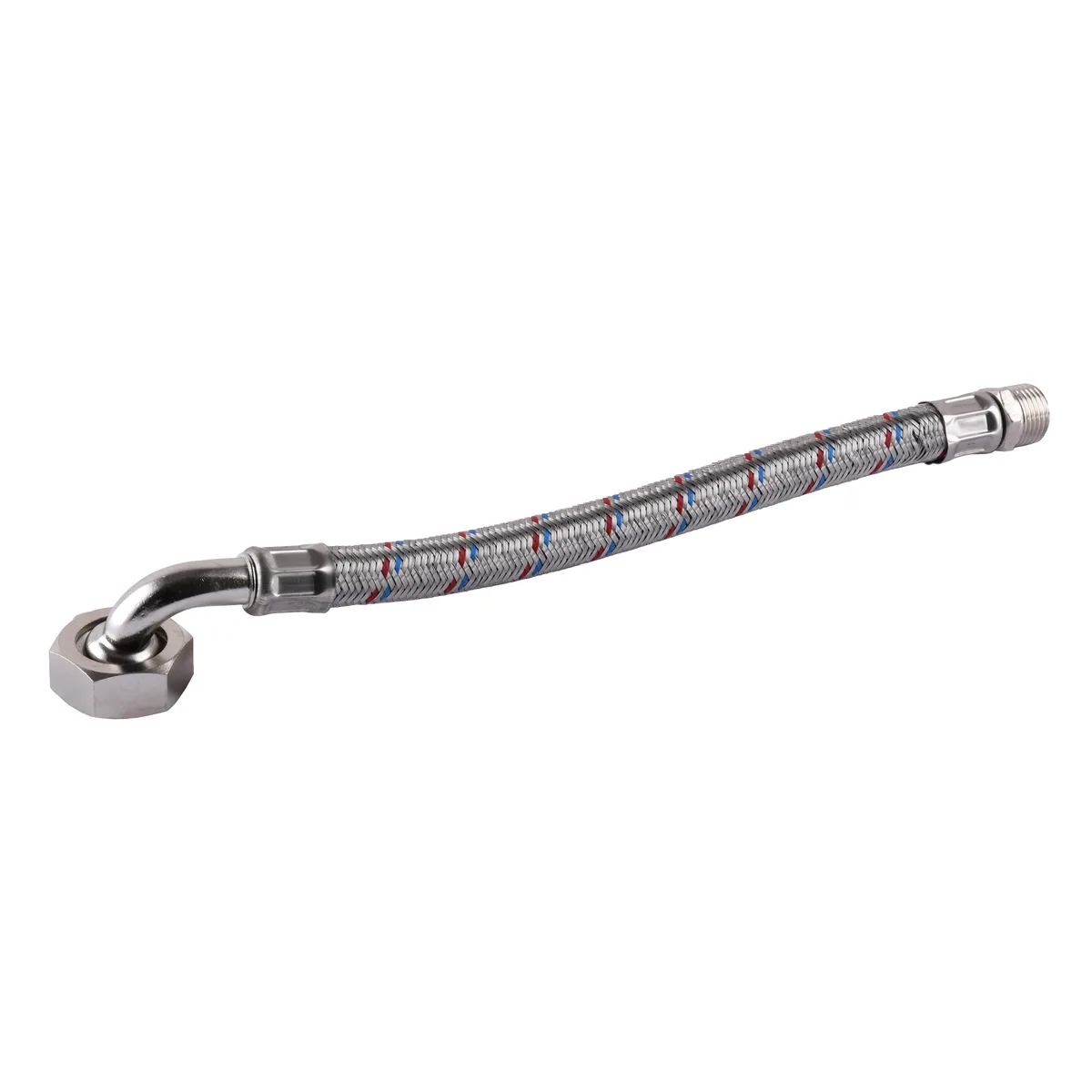 Шланг антивібраційний кутовий 1″x1/2″ ВЗ 0,3 м GNP1191