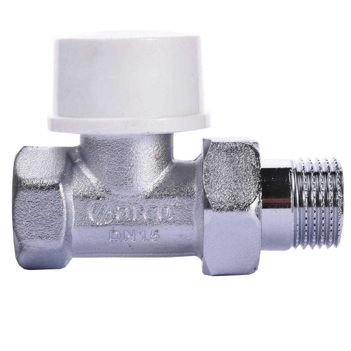 Кран радіаторний прямий 1/2″ під термоголовку 501285 TB285 M30, ARCO