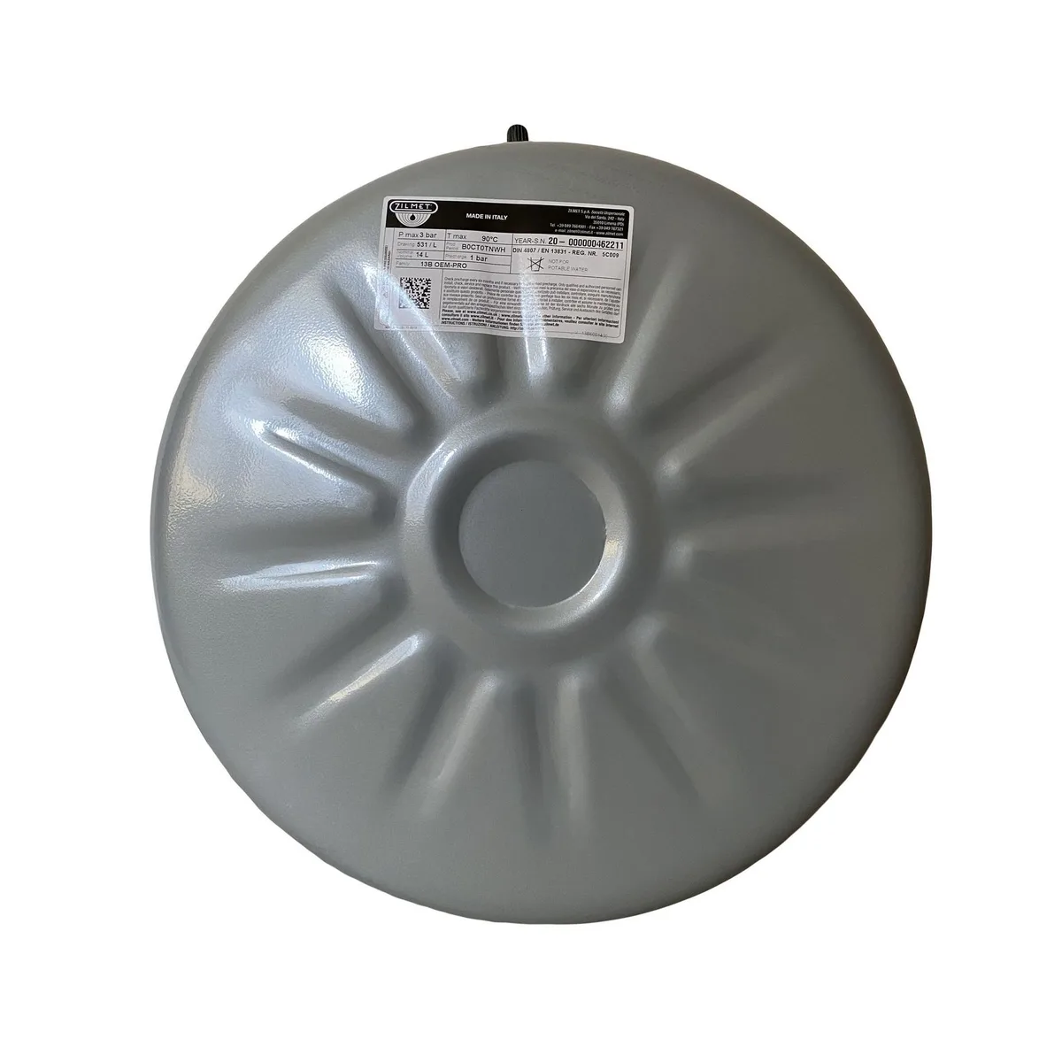 Бак Zilmet oem-pro для монтажу в котли плоский Арт. 531 3bar рифлений