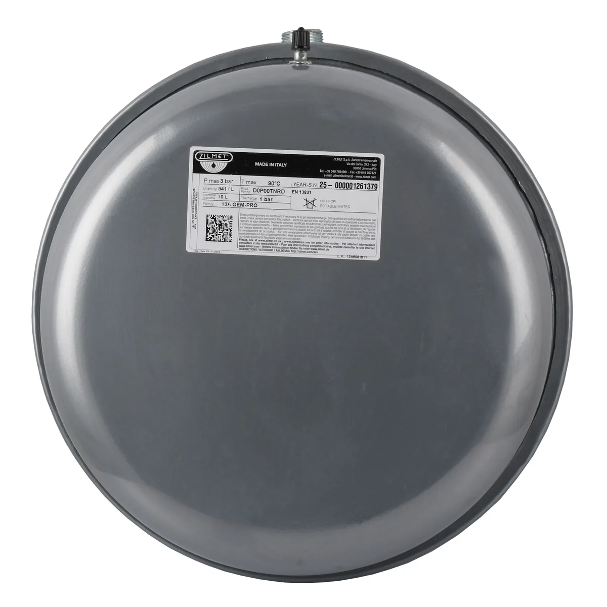 Бак Zilmet oem-pro для монтажу в котли Арт 541. 3bar