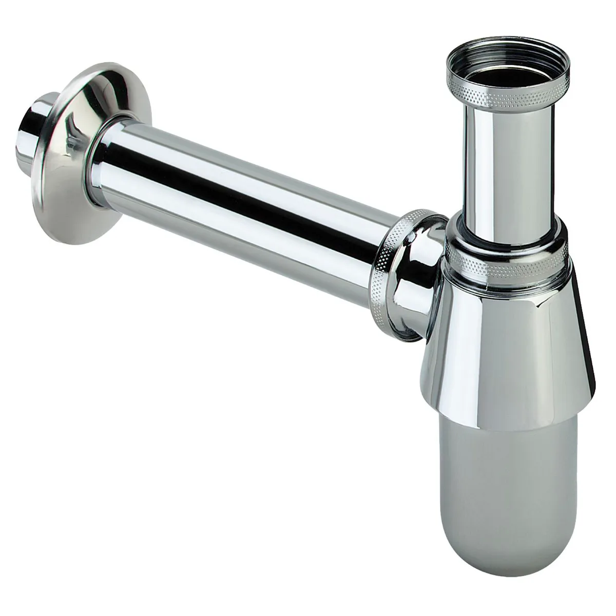 Сифон для раковини 1 1/4″ х1 1/4″ металевий хром бутил. б/г100674, VIEGA