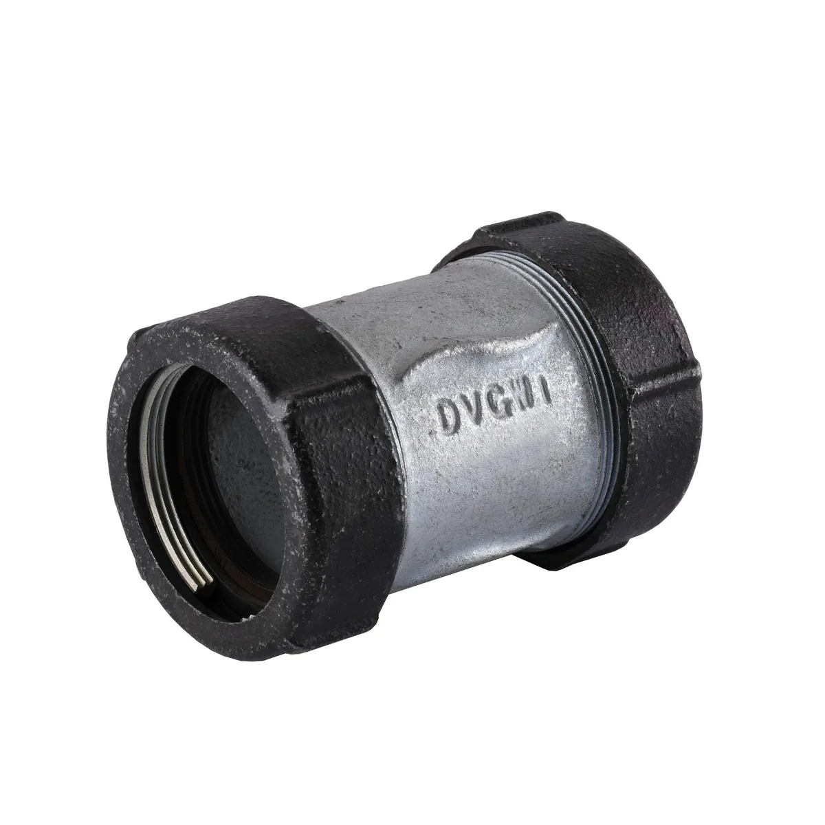 З'єднання зажимне пряме двостороннє 2″(Ø63 мм) чавунне QO Gebo