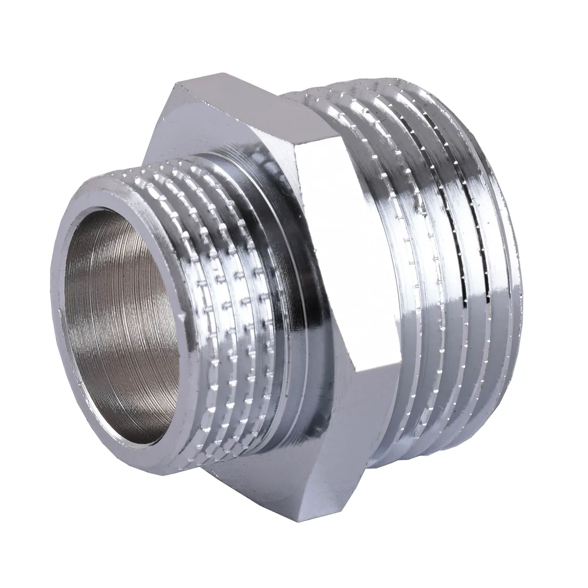 Ніпель 3/4″х1″ ЗЗ хром 8208, SOLOMON