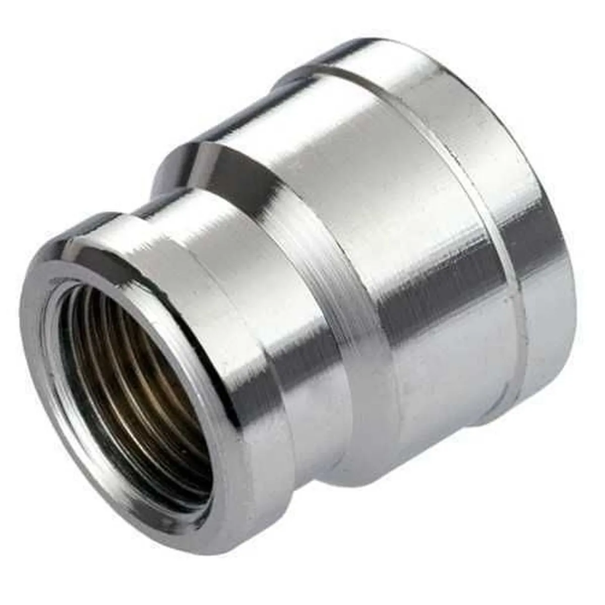 Муфта перехідна 1″х3/4″ ВВ хром 8203, SOLOMON