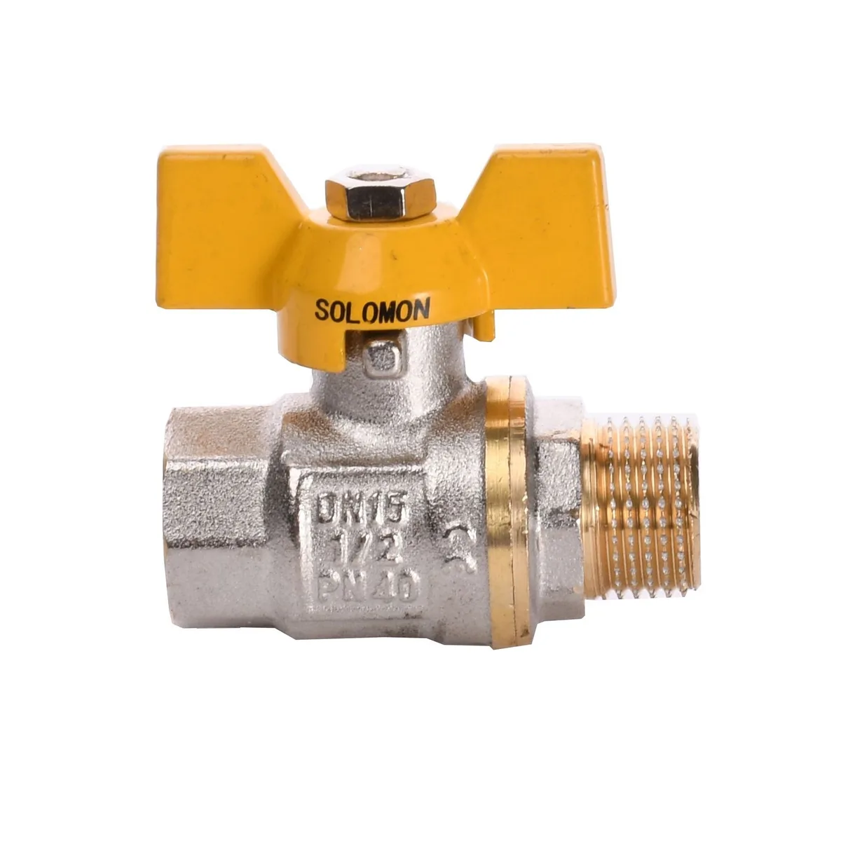 Кран кульовий прямий SOLOMON ЗВ ЖБ PN40 B1008