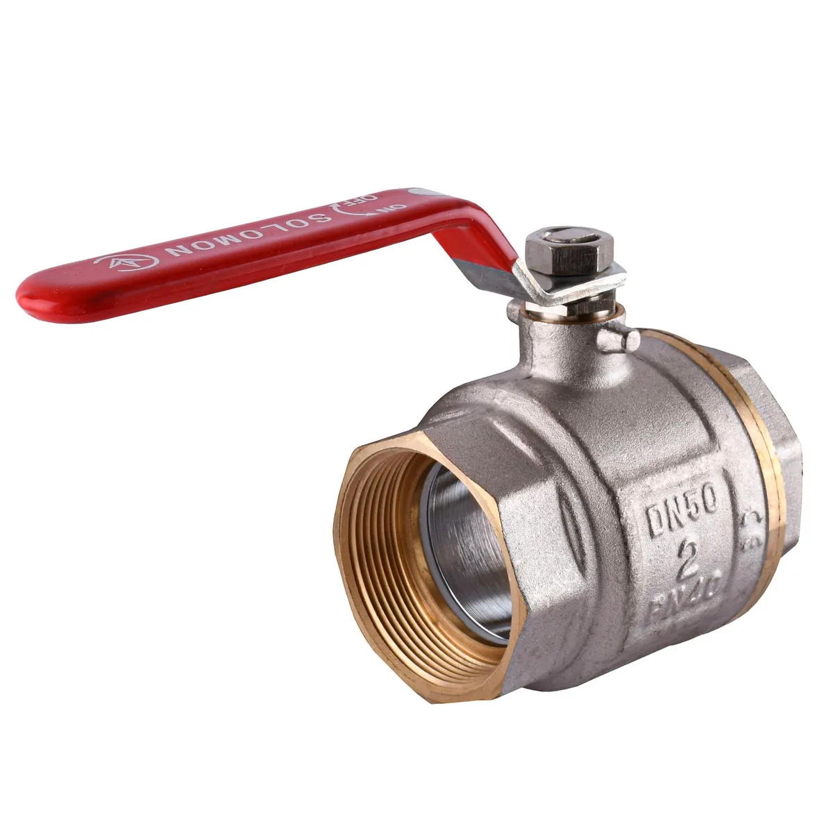 Кран кульовий прямий 2″ ВВ КР PN40 В1001, SOLOMON