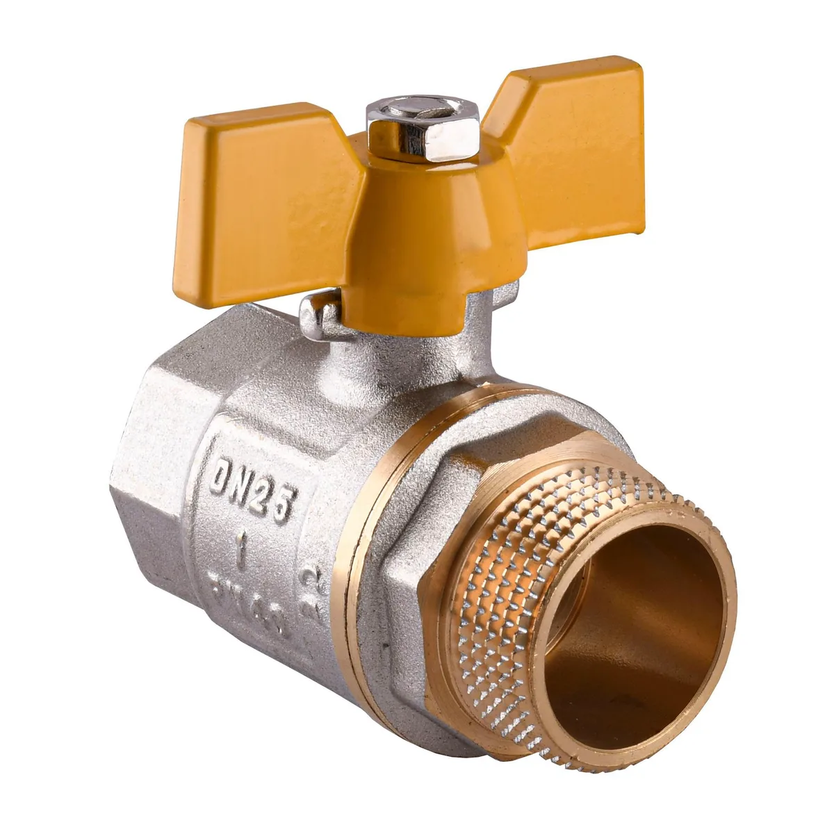 Кран кульовий прямий 1″ ЗВ ЖБ PN40 В1008, SOLOMON