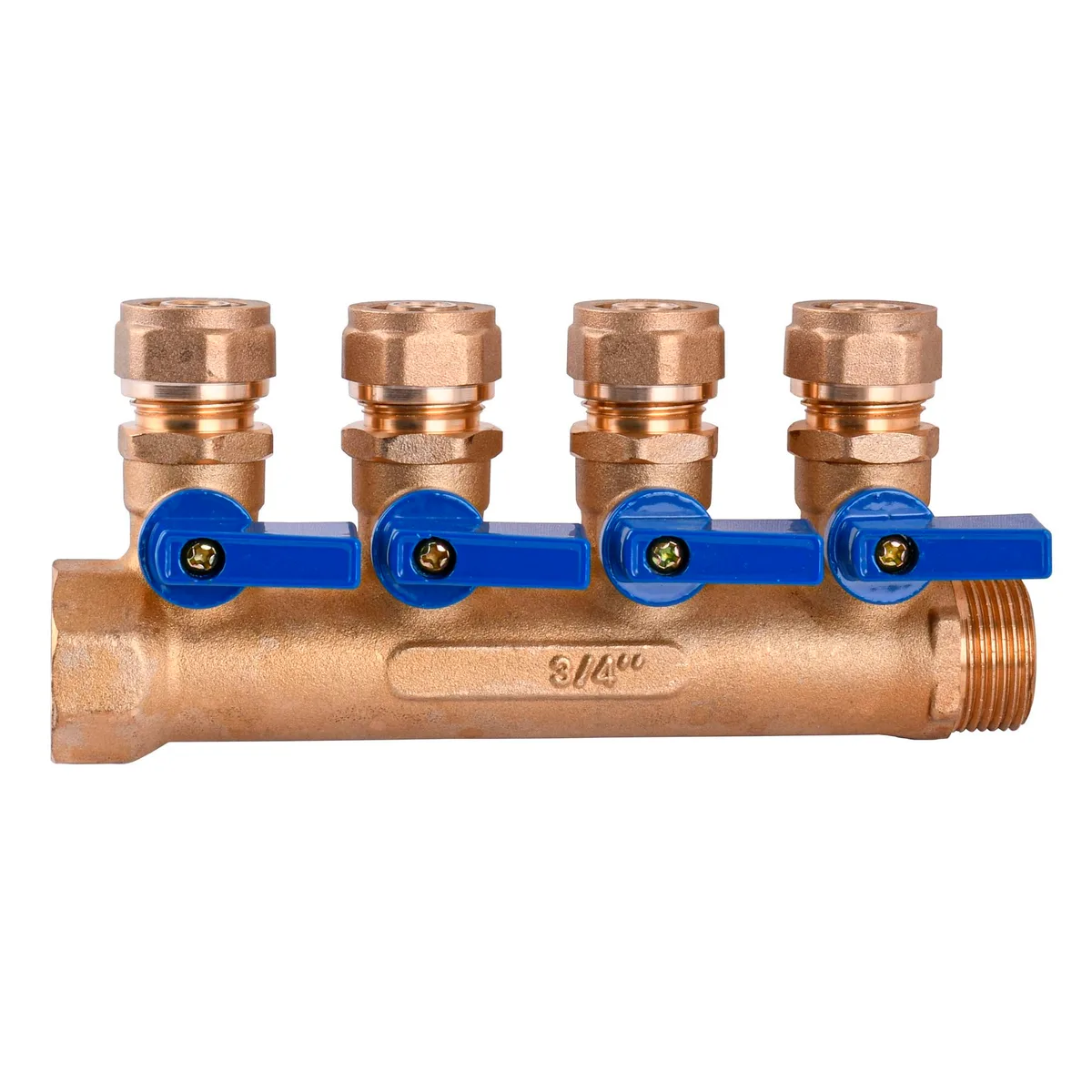 Колектор 3/4×16 ″4-ої з перекриванням (NM-1018), CRISTAL
