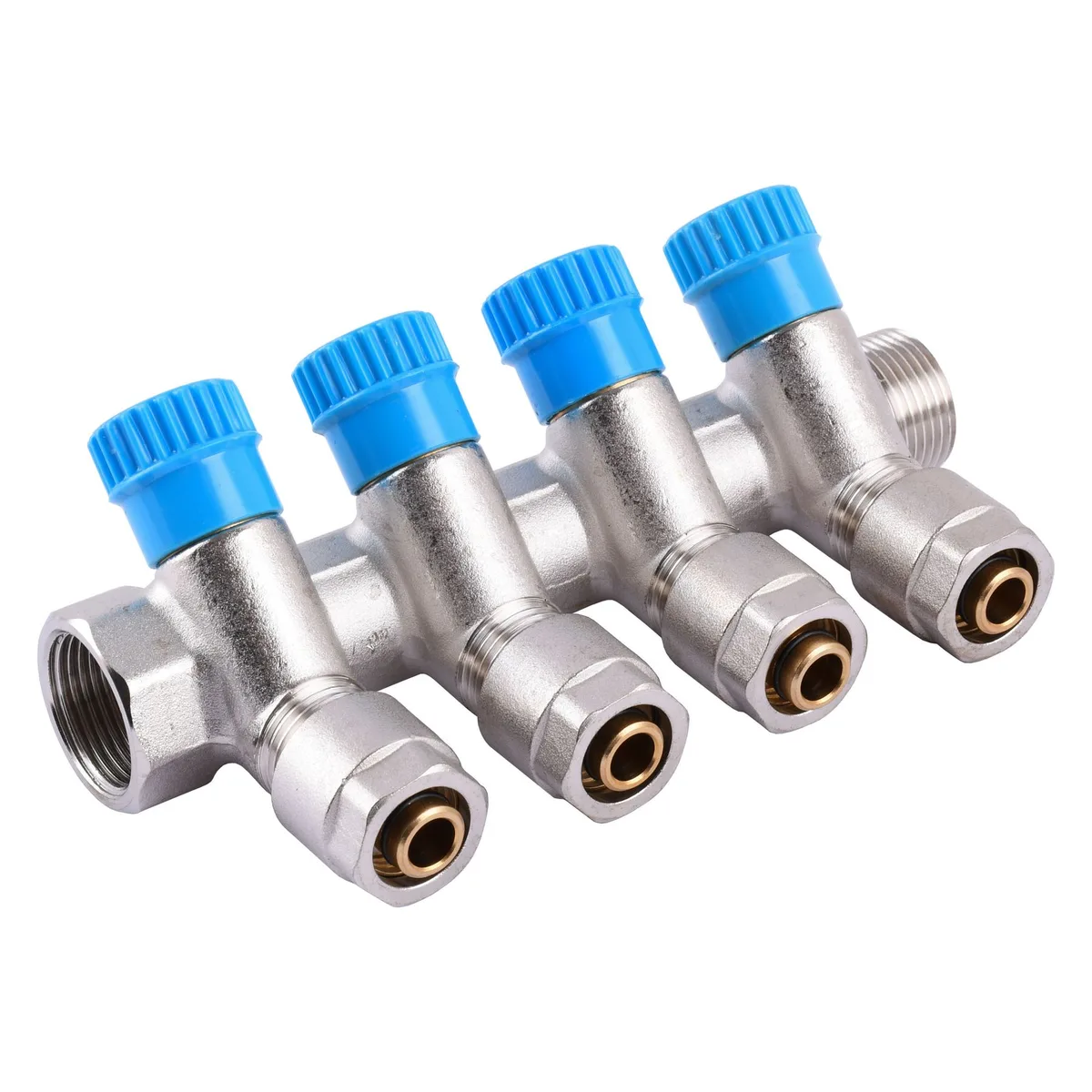 Колектор 3/4Gx1/2×16 - 4-ою (під 35 *) з перекриття (NM-1016), CRISTAL