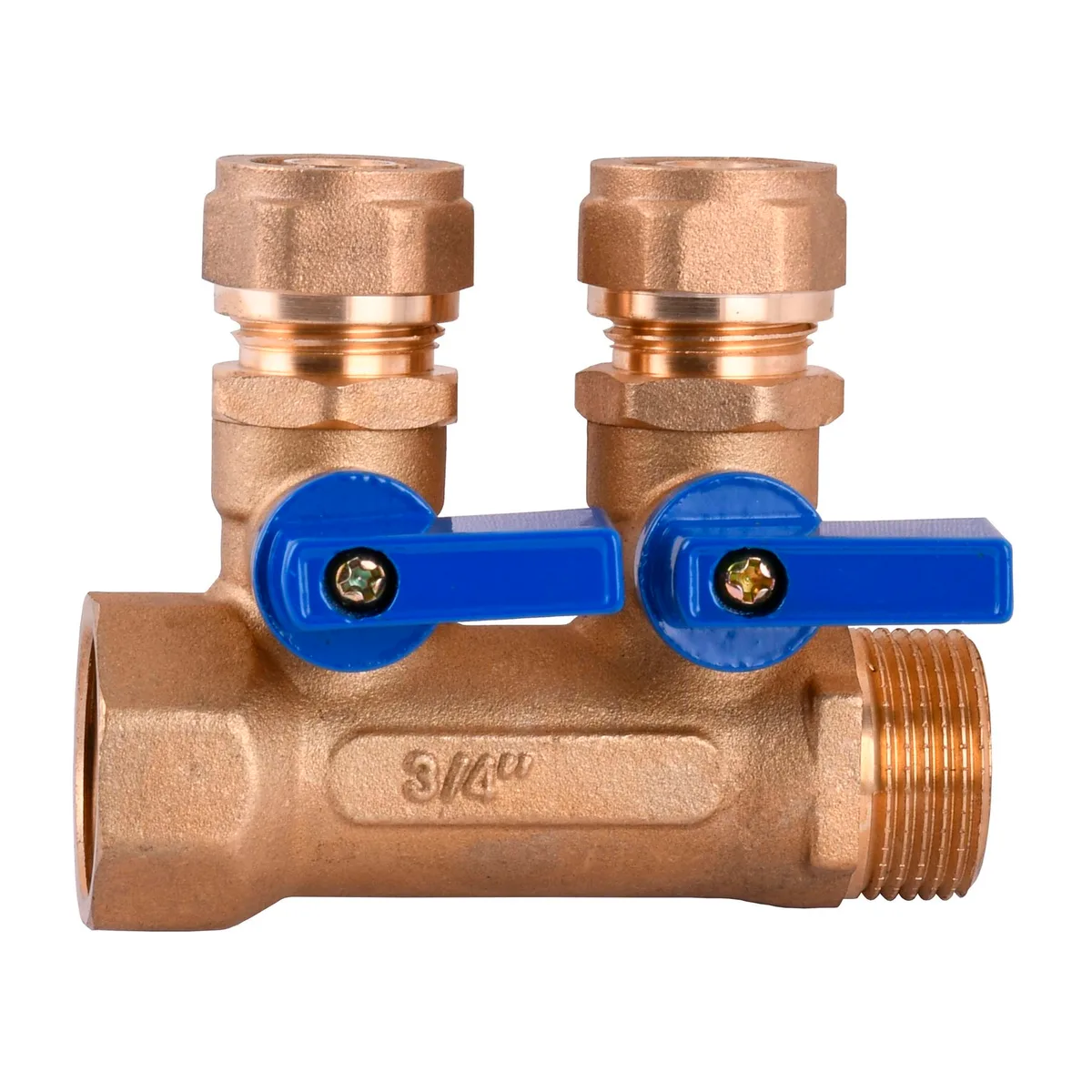 Колектор 3/4×16 ″2-ий з перекриванням (NM-1018), CRISTAL
